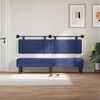 vidaXL H&auml;ngevorderseite Wandmontiert Polizeiblau 190 x 55 x 5 cm Samt
