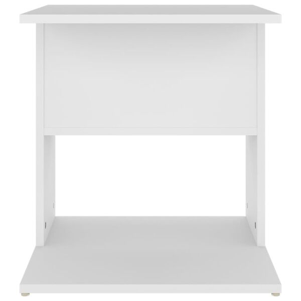 vidaXL Beistelltisch Wei&szlig; 45x45x48 cm Holzwerkstoff