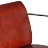 vidaXL 2-Sitzer-Sofa Braun Echtleder