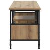 vidaXL TV-Schr&auml;nk Artisan-Eiche 100 x 35 x 45 cm Verbundholz und Eisen