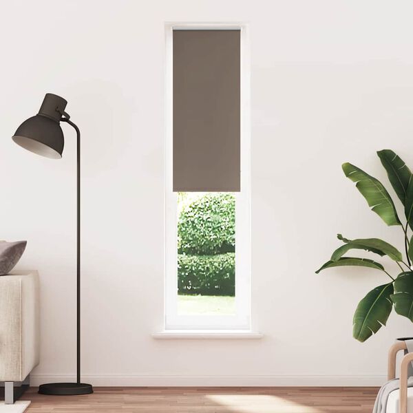 vidaXL Verdunkelungsrollo Kaffeebraun 55x210cm Stoffbreite 50,7 cm