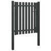 vidaXL Gartentor aus Stahl 100 x 100 cm Anthrazit