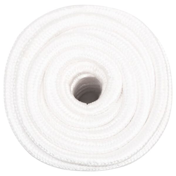 vidaXL Bootsseil Wei&szlig; 20 mm 25 m Polypropylen