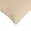 vidaXL Sofakissen 2 St&uuml;ck Creme 50 x 30 cm Stoff