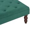 vidaXL Hocker Dunkelgr&uuml;n 60x60x36 cm Samt