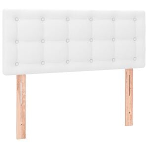 vidaXL Kopfteil Wei&szlig; 80x5x78/88 cm Kunstleder