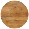 vidaXL Tischplatte &Oslash; 80x3,8 cm Rund Massivholz Mango
