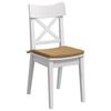 vidaXL Sitzkissen 4 pcs Braun 40 x 40 x 3 cm Samt