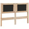 vidaXL Kopfteil Sonstiges Braun 120 cm Massivholz Kiefer