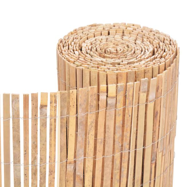 vidaXL Gartenzaun Bambus 1000&times;50 cm