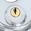 vidaXL Diskusschl&ouml;sser mit Schl&uuml;sseln 2 pcs Silber 7 x 2,4 x 7 cm
