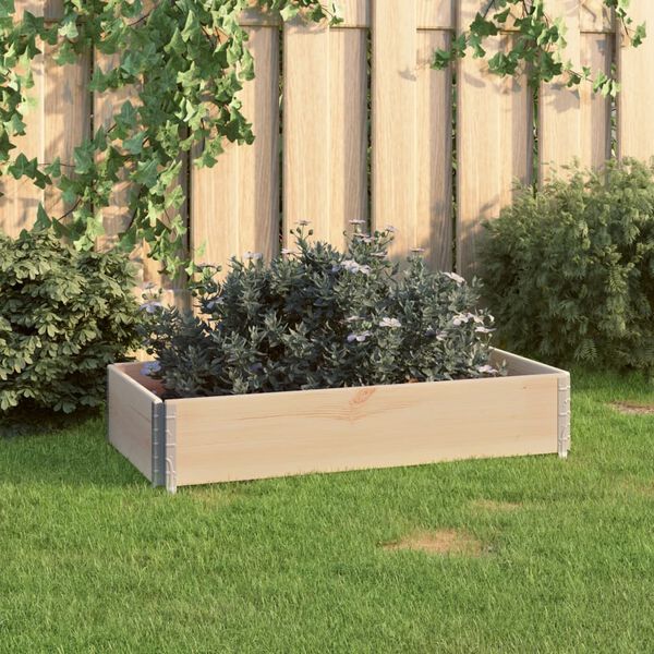 vidaXL Hochbeet 50x100 cm Kiefer Massivholz