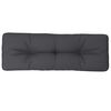 vidaXL Palettenkissen Anthrazit 120x40x12 cm Stoff