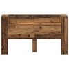 vidaXL Kopfteil-Schrank mit LED Altholz 180 x 16,5 x 103,5 cm