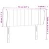 vidaXL Kopfteil mit Ohren Dunkelgrau 83x23x78/88 cm Stoff