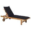 Madison Auflage f&uuml;r Sonnenliege Basic 200x60 cm Schwarz