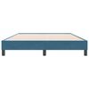 vidaXL Boxspringbett ohne Matratze Dunkelblau 160x220 cm Samt