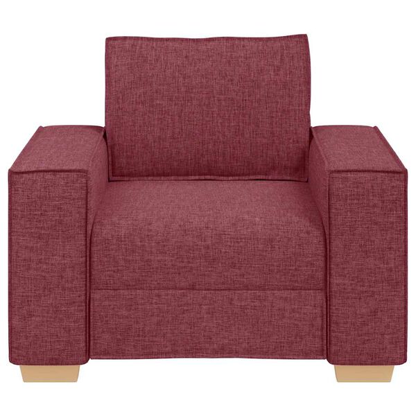 vidaXL Sofa Stuhl Weinrot 60 cm Stoff
