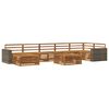 vidaXL Outdoor-Sofagarnitur 8 stk. Natur