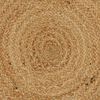 vidaXL Bereichsteppiche Rechtwinklig Braun &Oslash; 180 cm Jute