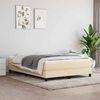 vidaXL Taschenfederkernmatratze Mittel Creme 140x200x20 cm Stoff