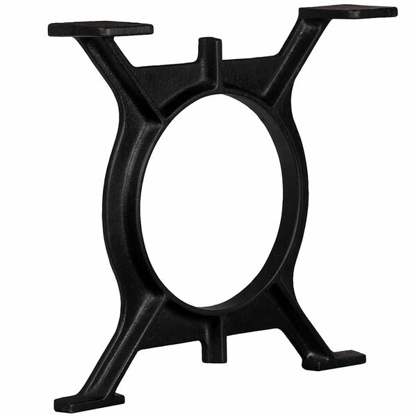 vidaXL Couchtisch-Beine 2 Stk. O-Gestell Gusseisen