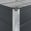 vidaXL Pflanzk&uuml;bel Anthrazit 195 x 100 x 45 cm Verzinkter Stahl