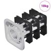 vidaXL Gewinderohr Einsatz 1818 pcs Schwarz und Silber