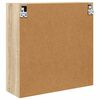 vidaXL Badezimmerspiegelschrank mit Regal Sonoma-Eiche 60 x 20 x 60 cm