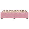 vidaXL Bettgestell Rosa 140x200 cm Samt