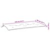 vidaXL Gartenbank-Auflage Marineblau 110x50x7 cm Oxford-Gewebe