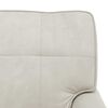vidaXL Lounge-Liege mit Kissen Creme 91 x 157 x 91 cm Samt