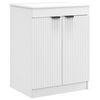 vidaXL Badezimmerschrank Wei&szlig; 54 x 41 x 70 cm Holzwerkstoff