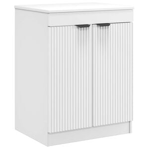vidaXL Badezimmerschrank Wei&szlig; 54 x 41 x 70 cm Holzwerkstoff