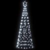 vidaXL LED Weihnachtsbaum 200 LEDs Kaltweiß 182 cm