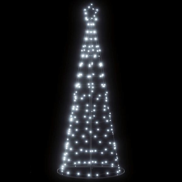vidaXL LED Weihnachtsbaum 200 LEDs Kaltweiß 182 cm
