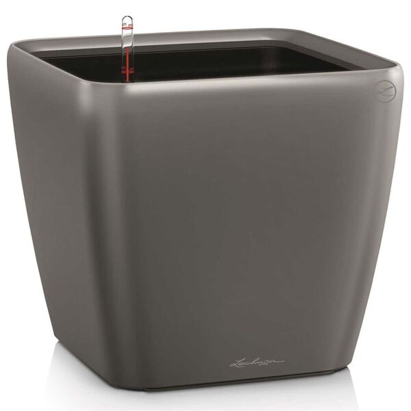 LECHUZA Blumentopf QUADRO LS 28 ALL-IN-ONE Set Anthrazit 16143