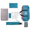 vidaXL Tunnelzelt 5 Personen Blau Wasserdicht