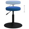 vidaXL Esszimmerst&uuml;hle 2 Stk. Blau Samt