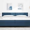 vidaXL Kopfteil mit Kopfteil Blau 200 cm Kunstleder