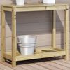 vidaXL Pflanztisch mit Ablage 82,5x35x75 cm Impr&auml;gniertes Kiefernholz