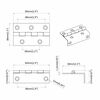 vidaXL Scharnier 537 pcs Schwarz 38 x 17 x 60 mm Eisen