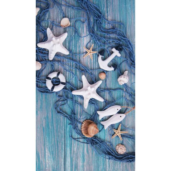 Good Morning Strandtuch KEVIN 100&times;180 cm Blau