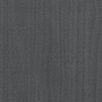 vidaXL Pflanzkübel 2 Stk. Grau 70x70x70 cm Massivholz Kiefer