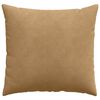 vidaXL Sofakissen 2 St&uuml;ck Braun 50 x 50 cm Cordstoff