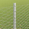 vidaXL Zaun mit Pfosten Silber 1,2 x 100 m Stahl