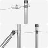 vidaXL Zaunpfosten 26 pcs Grau 3,2 x 3,2 x 105 cm