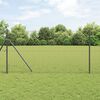 vidaXL Zaunpfosten 26 pcs Grau 3,2 x 3,2 x 190 cm