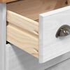 vidaXL Schubladenkommode mit Schubladen ASKIM Wei&szlig; 79 x 40 x 133,5 cm