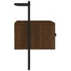 vidaXL TV-Wandschrank Braun Eiche 60,5x30x51 cm Holzwerkstoff